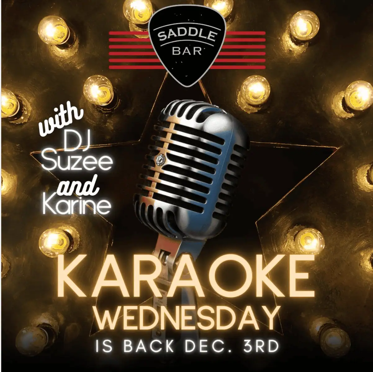EVERY Wednesday – ***Karaoke*** – Starting at 8PM